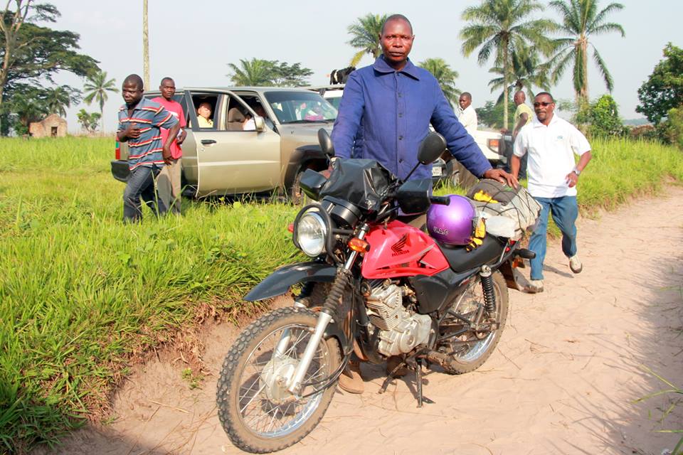 Albert Mulamba ready to ride